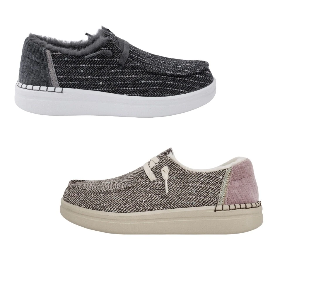 Hey Dude Wendy Women s Winter Wool Slip On Winter Comfortable Warm 2022 Shoe