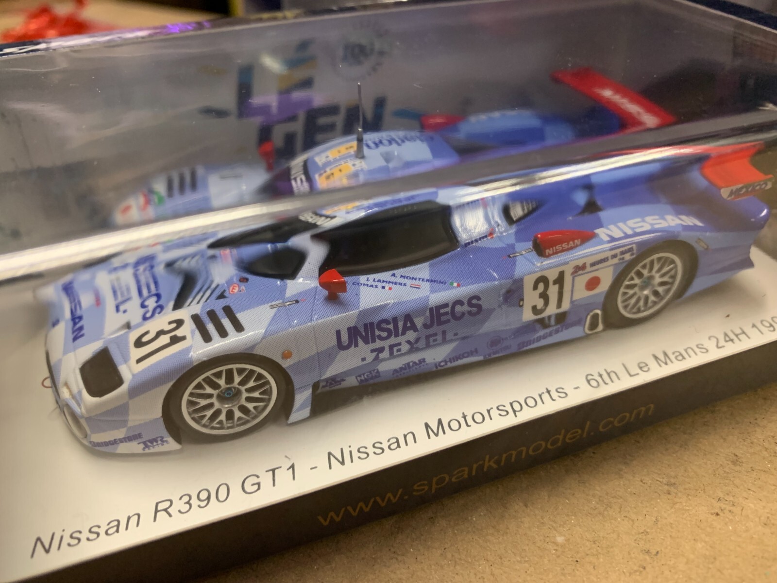 NISSAN R390 GT1 miniature Spark S3631 maquette de précision en résine 1/43