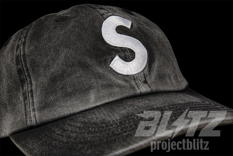 SUPREME PIGMENT PRINT S LOGO 6-PANEL CAP BLACK FW22 | eBay