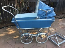 Excel Cond - VINTAGE REX STROLL-O-CHAIR PRAM BABY NANNY BUGGY STROLLER CARRIAGE