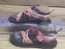Chaco ZX1 Ecotread Sport Straps Sandals Outdoor Hiking Rend Pink Girl s Size 4
