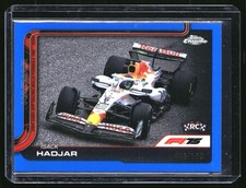 2025 Topps Chrome Formula 1 F1 Isack Hadjar RC Rookie Blue Refractor 085/150 #84