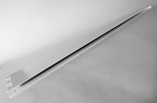 21 weiße Schwerlast Industriequalität 19" Regalträger für zweigleisiges System - Bild 3 von 4