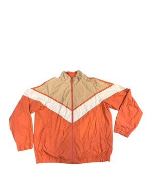 Urban Outfitters Retro Bomber Windbreaker Jacket Men s Sz Xl Hubie Adam Sandler