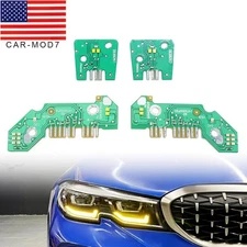 Yellow DRL Daytime Running Light LED Board For 2019-2022 BMW 3 SERIES G20 G21