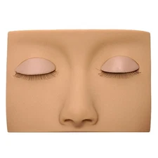 Practice Eyelash Extension Mannequin Head Training False Eyelashes Extension
