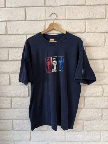 Punk Rock Disco Shirt Navy Size X Large Vintage vintage concert t-shirt, vintage, size L, single stitch, B+ condition