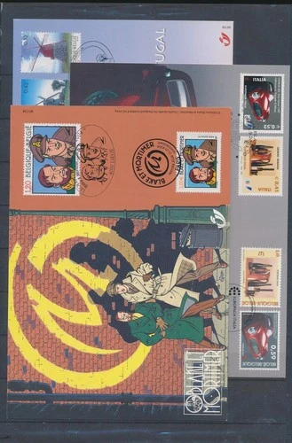 XE60644 Belgium comics Europalia windmills First Day Sheet used