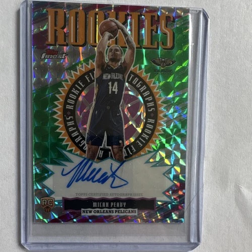 Topps Finest 2025-26 Micah Peavy Rookie Autograph New Orleans Pelicans #RFA-MP