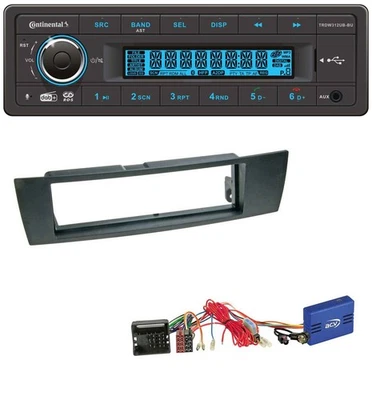 Continental CAN-Bus DAB USB Bluetooth Autoradio für BMW 1er E87 2004-2013 schwar - Bild 1 von 4