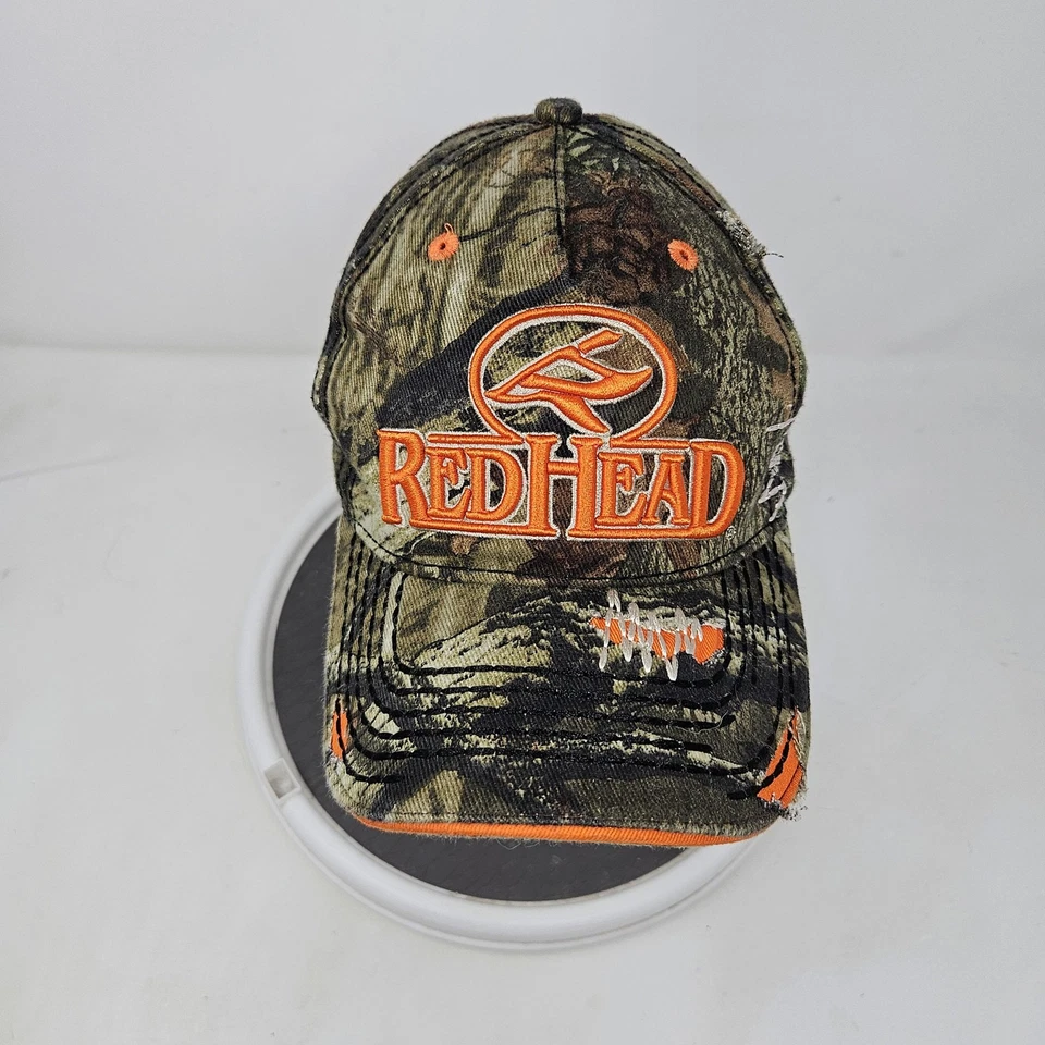 Gorra RedHead con correa trasera para hombre talla única camuflaje naranja bajo tiendas profesionales caza Foto 2 de 4