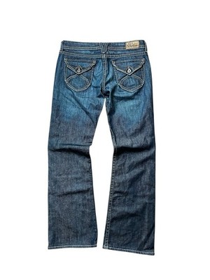 Denim Of Virtue Bootcut Damen Jeans Original Top Zustand Marineblau