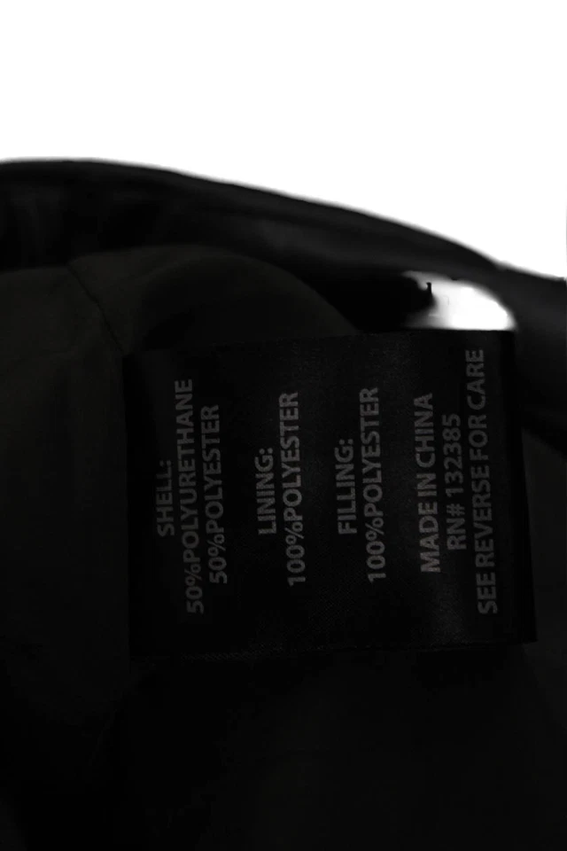 Chaqueta acolchada Love Token para mujer manga larga cremallera completa capucha gris carbón talla L Foto 4 de 4