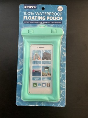 DRYPRO 100% WATERPROOF Floating Pouch Protect Smart Phones From Water Dirt Sand
