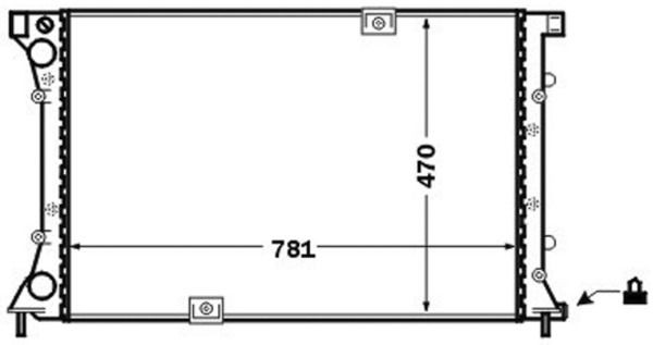 Mahle KüHler, MotorküHlung Cr 1505 000S Passend FüR Nissan Opel Renault-image