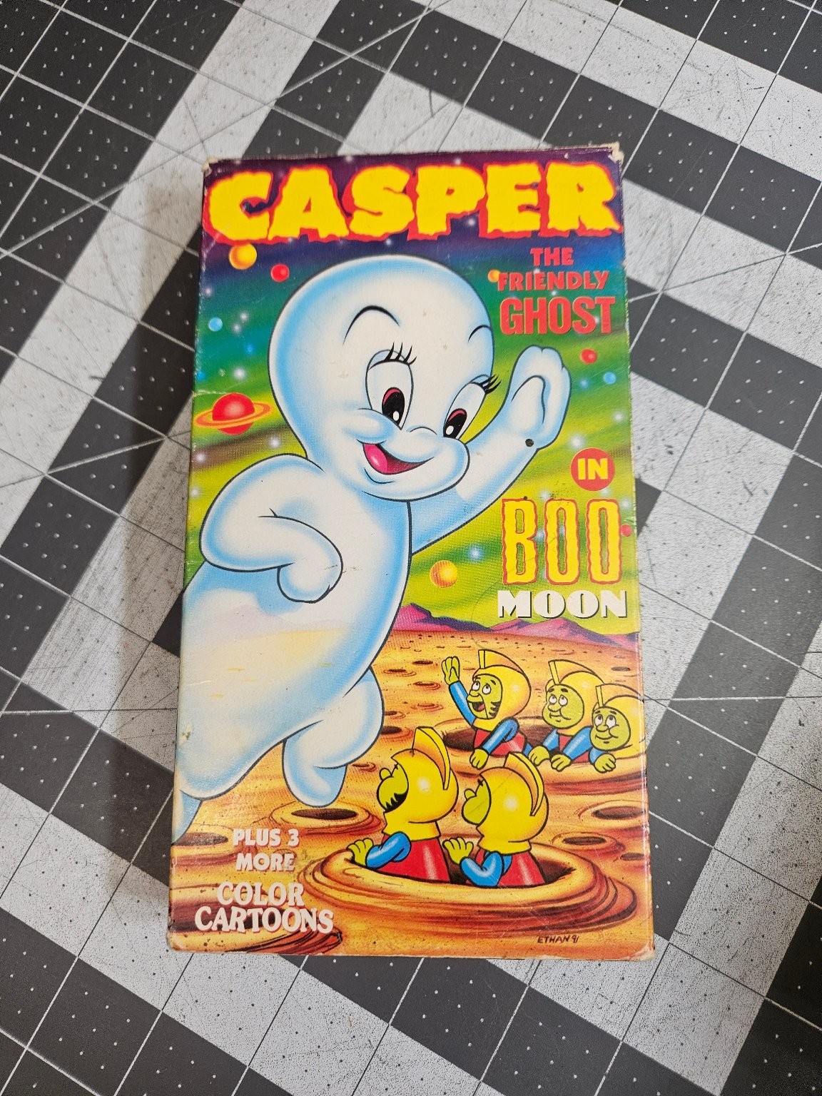 Casper The Friendly Ghost in Boo Moon VHS 1991 Animated Cartoon Kids Family UAV