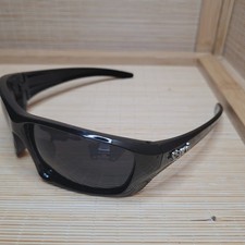Locs Hardcore Men's Rectangular Sunglasses - Black