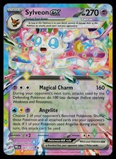 Carta Pokemon Evoluzioni Prismatiche Sylveon ex 041/131 Doppia Rara