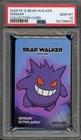 Pokemon Center X Bear Walker Gengar Coll. Card Serialized 0517/1250 PSA 10