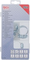Schlauchschellen Schlauchklemmen-Sortiment Rostfrei Verzinkt 26 Tlg Bgs 8055
