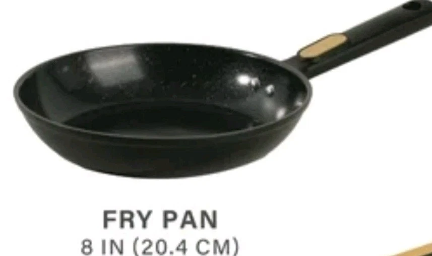 Thyme & Table ~ BLACK Speckled ~ 8" Frypan ~ Nonstick ~ Aluminum Skillet