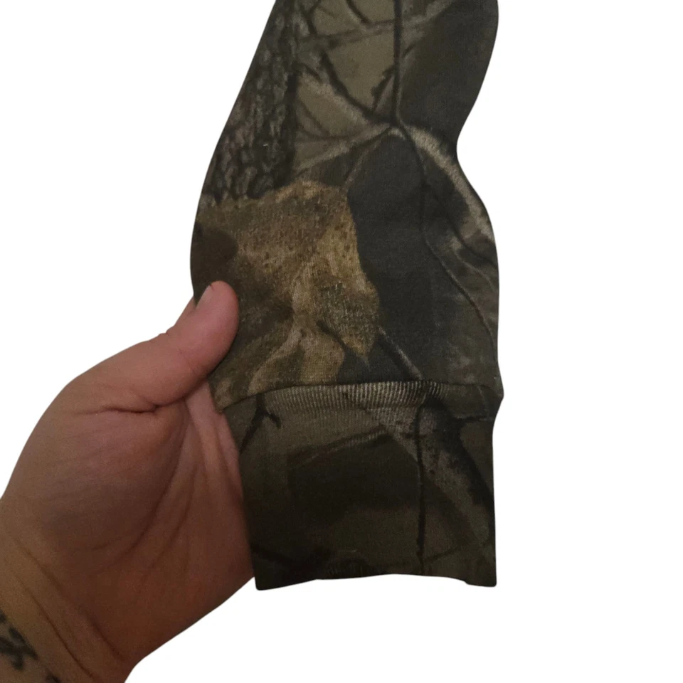 Cabela’s Realtree Xtra Camo Sweatshirt Men's Large 1/2 Zip Pullover - Image 3 of 4