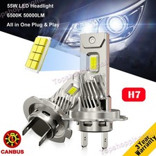 110W H7 Voiture Canbus LED Phares Ampoules Lampes Kit All in One 6500K 50000LM