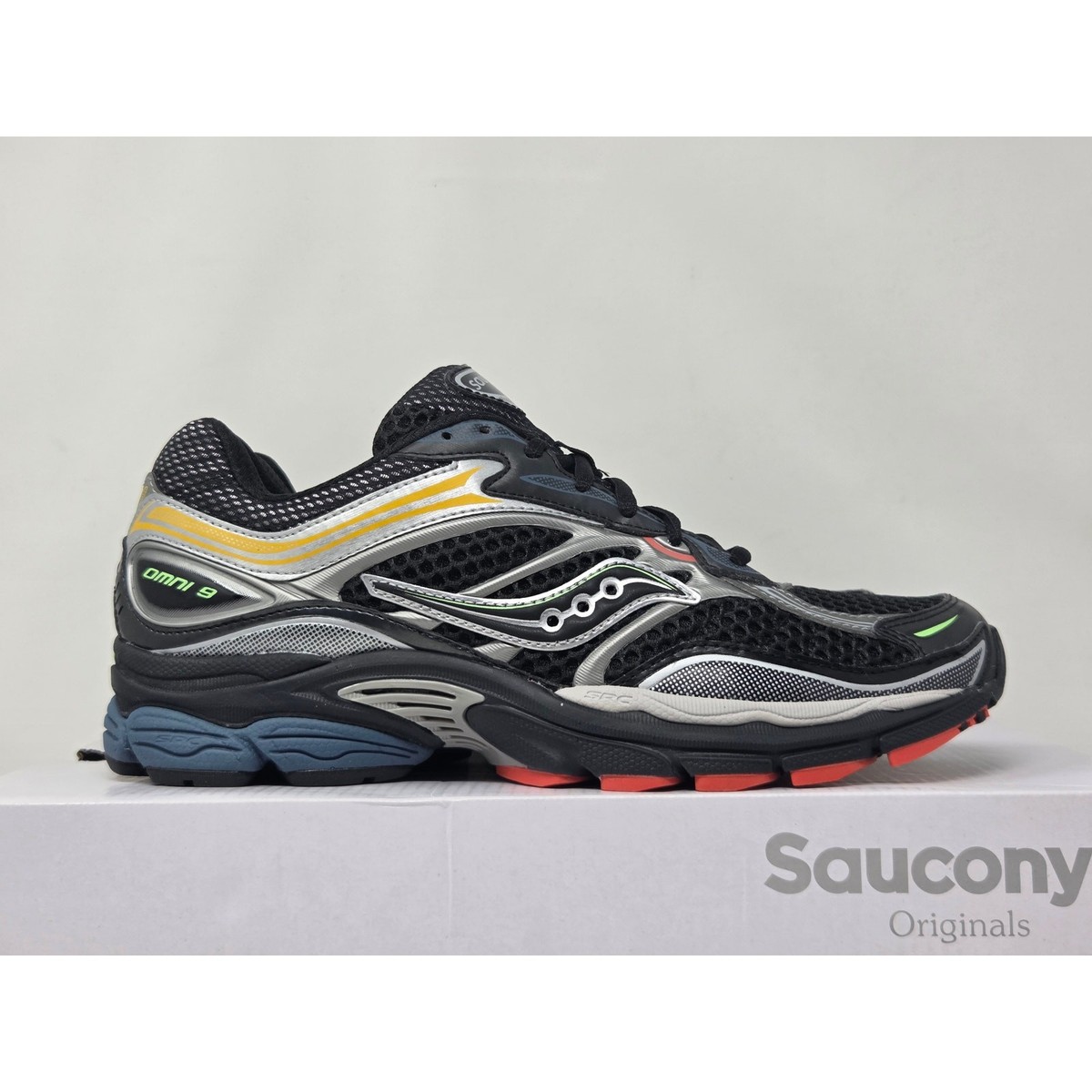 New Men\'s Size 8.5 Saucony Progrid Omni 9 Black Multicolor Noir S70739-28 Saucony Progrid Omni 9 | Men & Women | SVD USA main image 4
