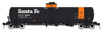 American Limited H.O. Scale ALM 1832 GATC Tank Car As Delivered ATSF 98082