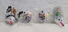 Jack In The Box XMAS Antenna Balls Lot Of 4 Toppers Reindeer Snowman Party Hat