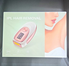 IPL Hair Removal Device Ice Cooling Full Body Hair Removal White/Pink