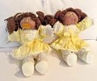 Vintage 1985 African American Cabbage Patch Twin Coleco Girls