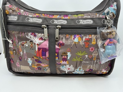Lesportsac Disney Deluxe Everyday Crossbody Bag Pouch Charm Moroccan Sun Nwt Ebay