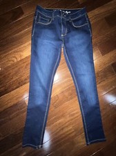 Guess Los Angeles Power Skinny Girls Jeans Blue Cotton Blend Size 12