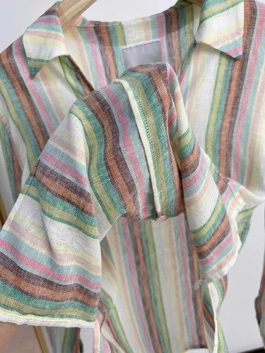 Brand New Rails Elm Top Shirt - Palais Stripe $178 - Picture 11 of 12