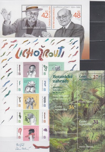 Czechoslovakia (Ceska) MNH Complete year 2024 27 Stamps + 13 Souvenir Sheets - Picture 2 of 6