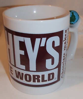 Hershey's Spinners Earth Globe Chocolate World Coffee Mug Cup