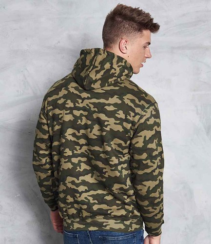 FISHING HOODIE IN CAMO GREEN (all sizes). - Picture 2 of 2