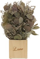 Floral Treasure Eucalyptus Floral Arrangement In Love Box on sale Floral Treasure Eucalyptus Floral Arrangement In Love Box on sale