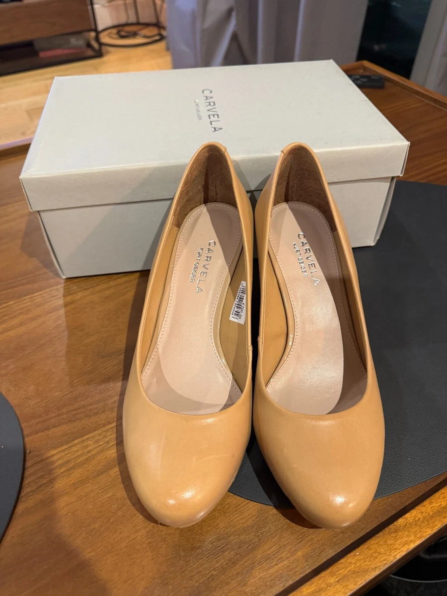 Carvela tan cheap wedges