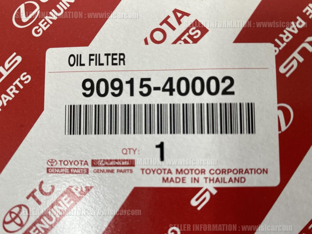 TOYOTA TOYOACE G15 BU2* 3* 08/1977-07/1984 ENGINE OIL FILTER 90915