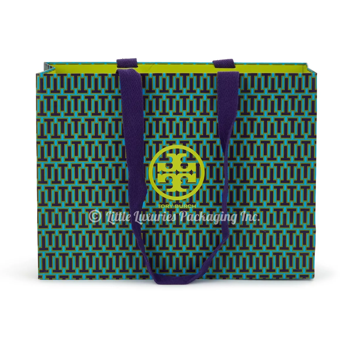 Tory Burch Paper Gift Bag in Blue - Luxe Purses