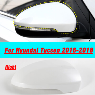 For Hyundai Tucson 2016-2018 White Right Passenger Side Mirror Cap Cover Replace