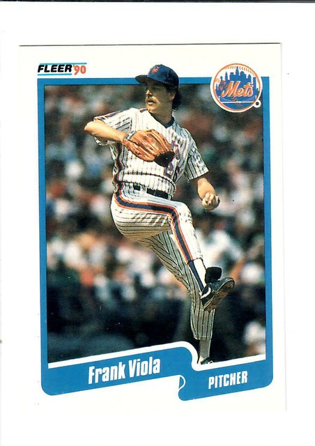 1990 Fleer 219 Frank Viola Baseball Card 137428 8 Free S H EBay