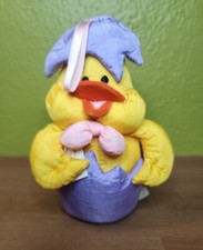 Chirping Palm Pet Yellow Nylon Material Chick Battery Operated Untested Vintage