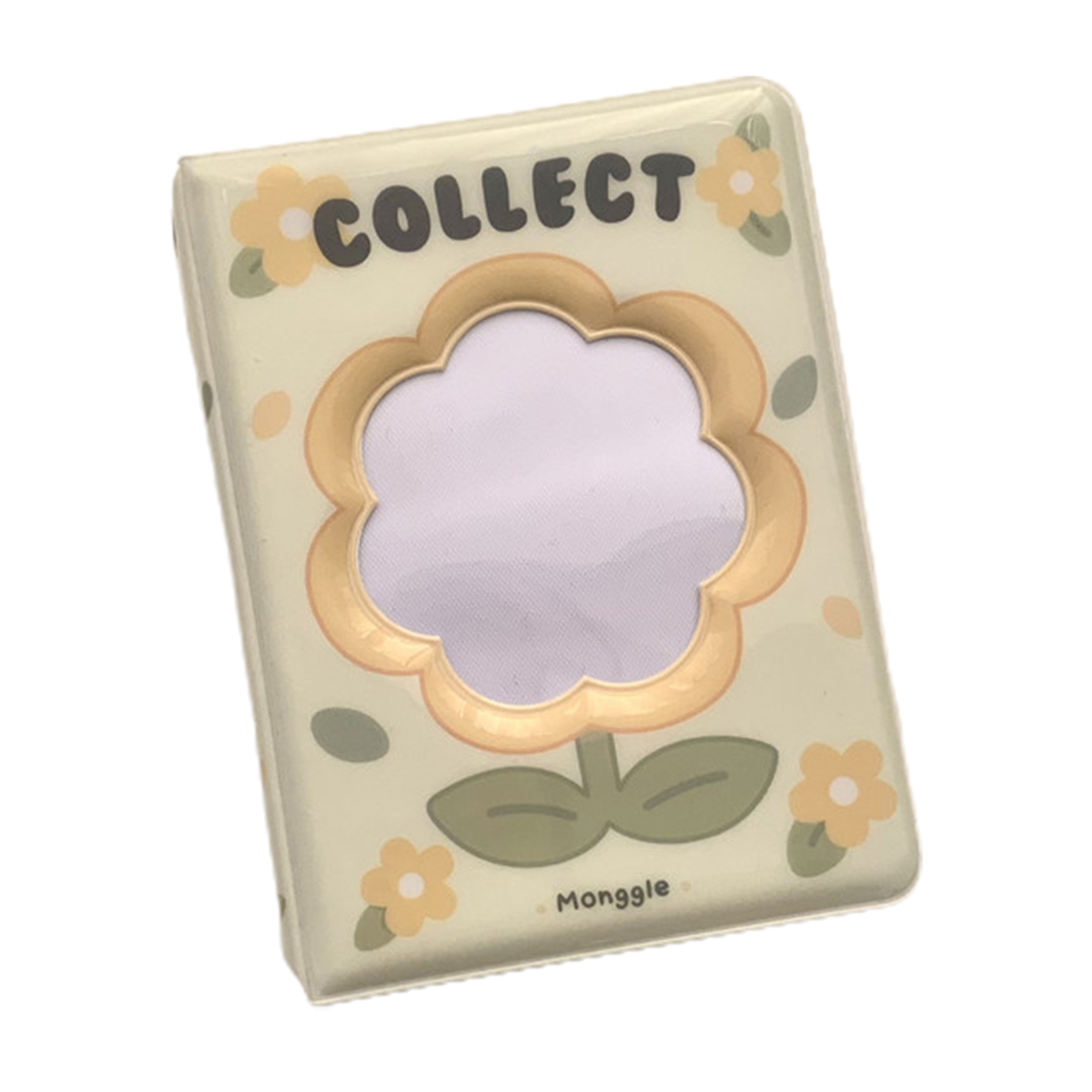 3 Inch Mini Photo Holder Hollow Cloud/flower/cake/pudding Cover Pho Light Yellow-image