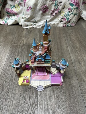 Vintage 1995 Bluebird Polly Pocket Disney Cinderella Enchanted Castle *LESEN*