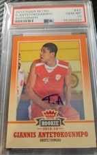 Giannis Antetokounmpo [Autograph] #47 Prices [Rookie] | 2013 Fleer
