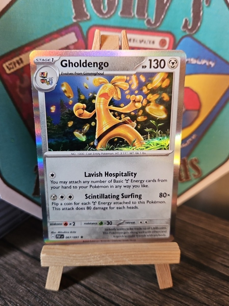 Pokemon - Gholdengo - 067/091 - SV - Paldean Fates - Rare NM | eBay