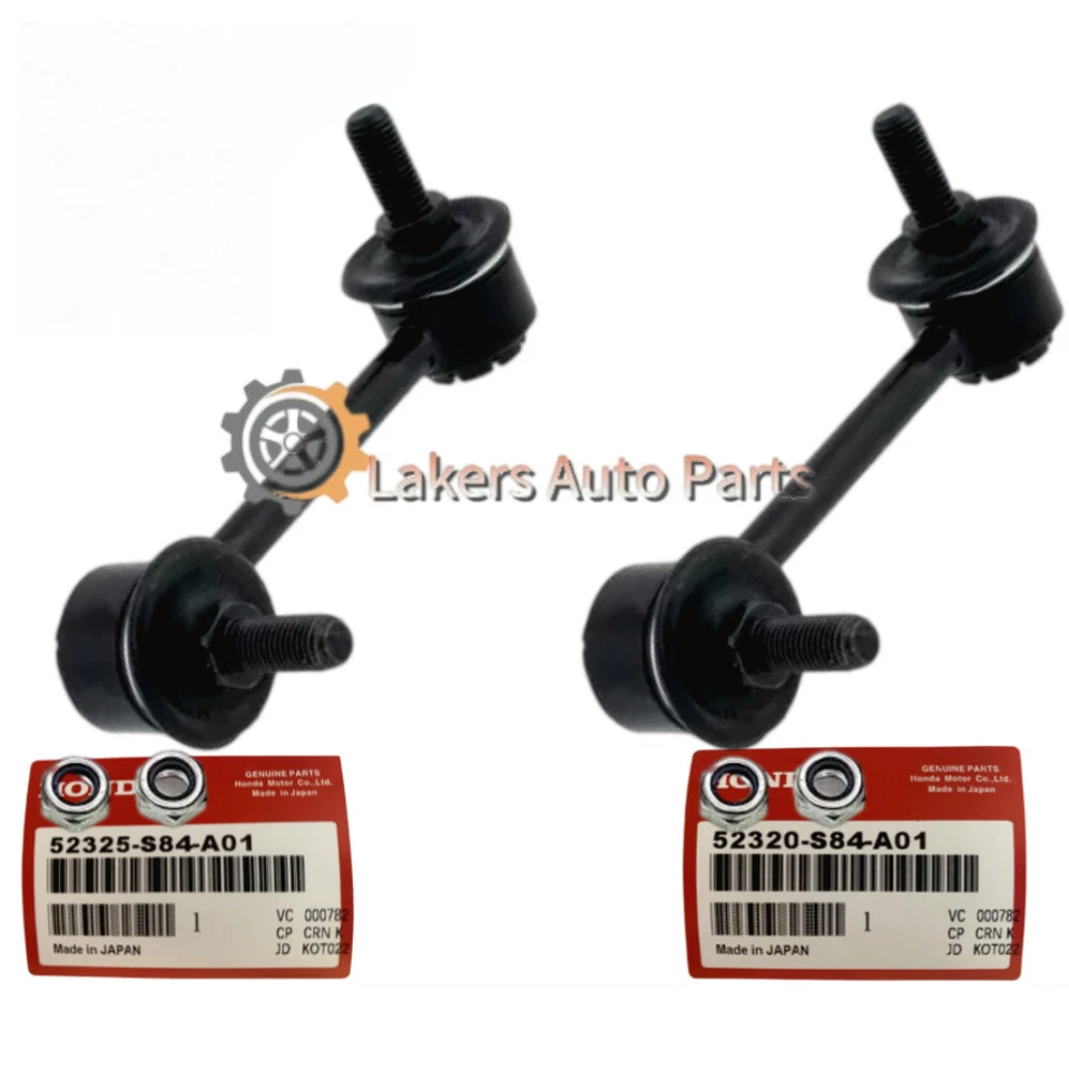 Barra estabilizadora trasera OEM 2 piezas enlace final compatible con Honda Accord Acura TL CL TSX Foto 2 de 4